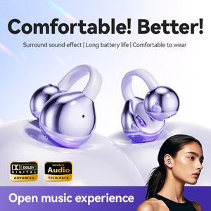 Yuvarlak kulaklık durumda akıllı dokunmatik kontrol renkli renkler ile Linx Open-kulaklıklar - Product Image 3