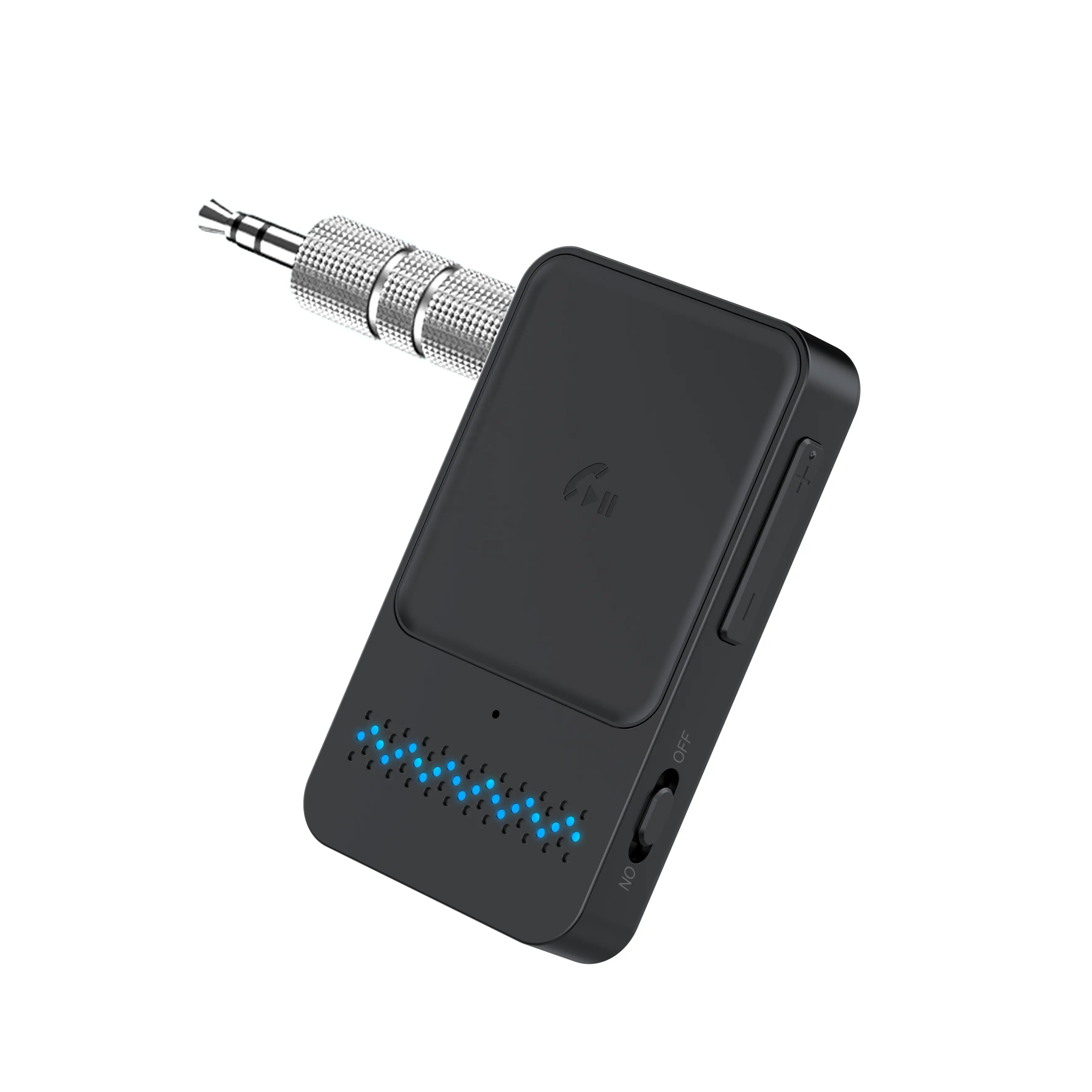 Agetunr J32 2023 Auto Bluetooth Ontvanger 3.5Mm Aux Autoradio Audio-Ontvanger Draadloos Bt5.3 Verbind 2 Apparaten Handsfree Carkit