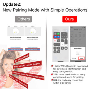 LangYeao US Tuya Smart Touch WiFi interruttore a parete per l'automazione del Timer domestico Dimmer controllato da App o altoparlante intelligente - Product Image 5