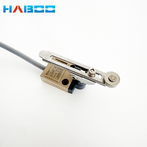 HABOO High Quality Micro Waterproof Dustproof IP67 3M Wire Customized <strong>Length</strong> 250VAC 5A Plunger <strong>Limit</strong> Switch 3108
