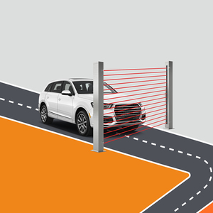 Escc xe an toàn ánh sáng bức màn cảm biến quang điện PNP/NPN đầu ra RS485 cho vv AVC WIM hệ thống - Product Image 4