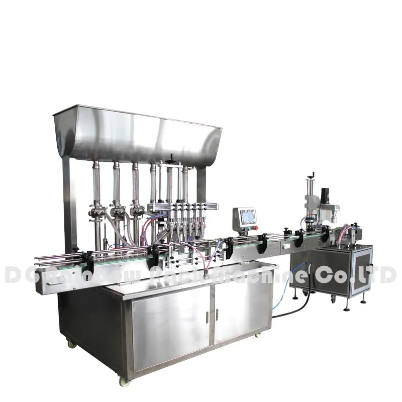 Haute performance ligne de production automatique de machine de remplissage liquide