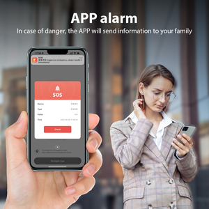 Dispositivos de ubicación Alarma Wifi Tuya Alarma DE EMERGENCIA Llavero Sos Alarma de seguridad personal para personas mayores - Product Image 4