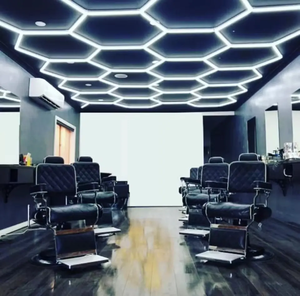 Ad alta potenza stile moderno fai da te assemblaggio esagonale illuminazione Rgb grandi plafoniere per bellezza esagonale Led - Product Image 4