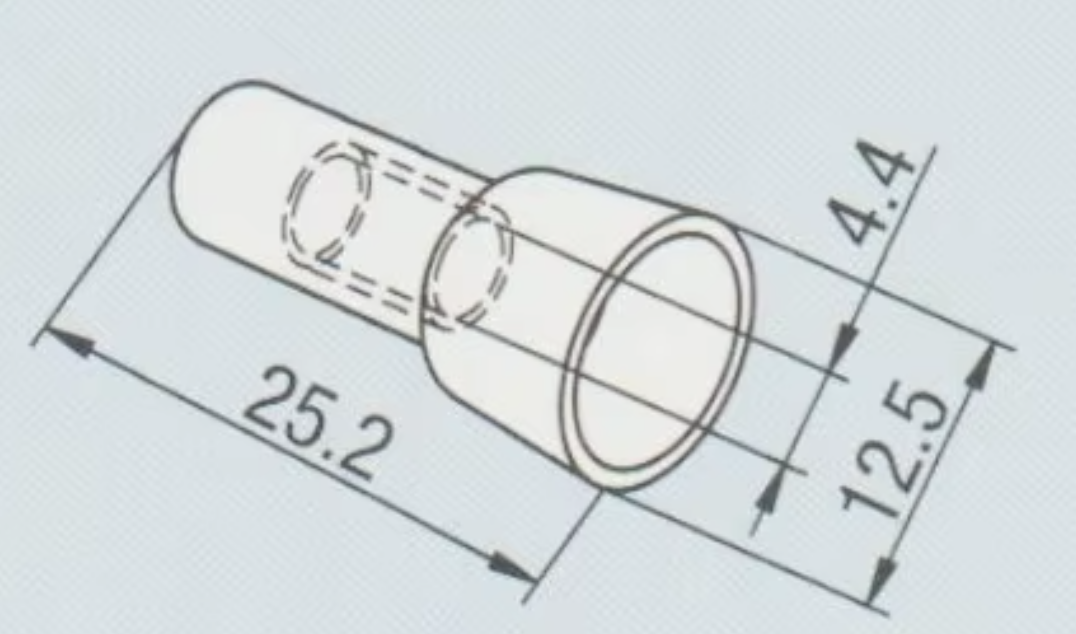 Tube en aluminium CE5X 500pc