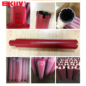 Laser Welded <strong>Diamond</strong> <strong>Core</strong> <strong>Drill</strong> <strong>Bit</strong> With Arix <strong>Segments</strong> for Granite Marble Solid Block Stone Reinforced Concrete Wet Drilling - Product Image 4