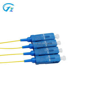 Coletas de fibra óptica de 12 núcleos 9/125 12F G657A1 SM LSZH SC UPC Color Unjacket Solutions para FTTH Compatible WiFi POE 4G 3G GSM - Product Image 3