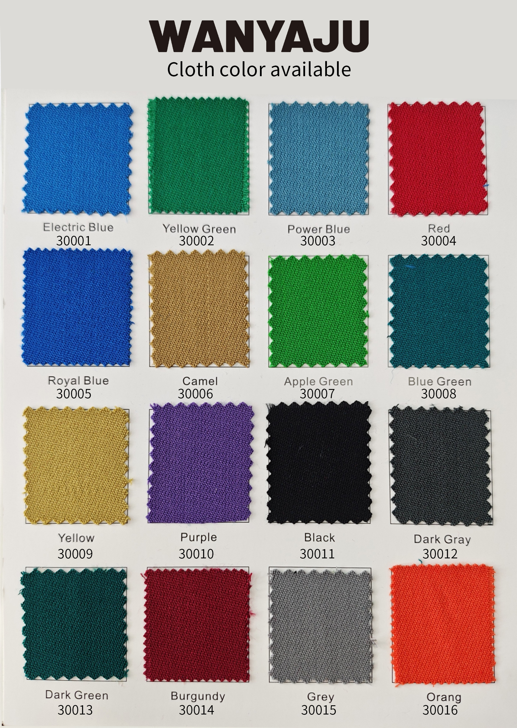 Couleur de la nappe