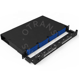 OTRANS 19インチ1Uデュアルファンクション光ファイバーパッチパネル144固定板金プロセスミストスプレーFTTH用 - Product Image 5