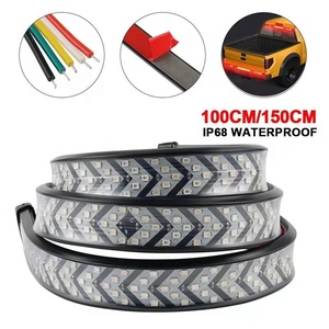 ไฟเลี้ยว LED สีแดง LED 12V,แถบไฟท้ายไฟถอยหลัง100 150ซม. ไฟสัญญาณเลี้ยวสีเหลืองสำหรับรถยนต์ - Product Image 3