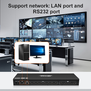 TESmart alta calidad 4X8 HDMI Matrix soporte Quad View HDCP Smart EDID gestión para bar club 4K Matrix Switch HDMI 4 Entrada - Product Image 6