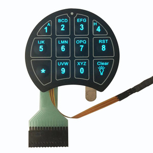 Membrana de teclado iluminada personalizada, interruptores con retroiluminación EL - Product Image 1