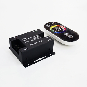 Controlador de atenuación RGB dc12v-24v, control remoto inalámbrico, completamente táctil, gran oferta - Product Image 1
