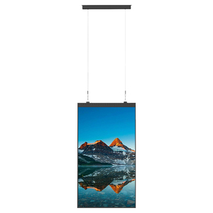 Подвесное окно Smart Digital Signage программное обеспечение CMS ЖК-дисплей оконная пленка дисплей