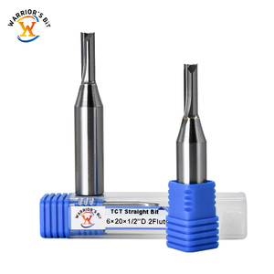 Özelleştirilebilir 1/2 "1/4" Shank CNC Router Bit MDF ahşap kesme freze için 2 flüt TCT düz Bit ahşap için kesici yönlendirici OEM - Product Image 2