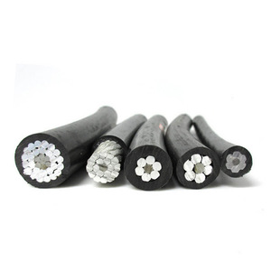 Önceden yüklenmiş bükümlü çift alüminyum havai kablo PRC kablo 4*16 4*25 3*70 54.6 kablolar ve teller için - Product Image 4