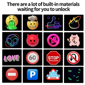 Custom Emotion Scrolling Message Matrix Panel programmabile Smart App Control Window Display digitale pubblicità Led Car Signs - Product Image 5