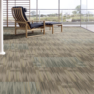Autovi Polypropylene văn phòng broadloom Thảm Jacquard thương mại striated Thảm gạch - Product Image 4