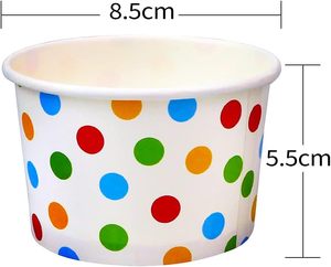 3oz gelen WPACK-32oz tek kullanımlık kağıt dondurma dondurma dondurulmuş tatlı yoğurt konteyner kova bardak çanaklar