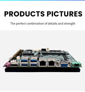 OEM PCIe Standard SATA <strong>VGA</strong> EDP LVDS LAN 6 COM Ports I5 8265 8500 Cpu Server Fanless Embedded Industrial Motherboard - Product Image 2