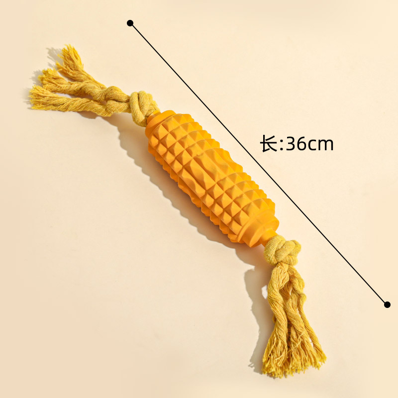 Latex rope toy (orange)