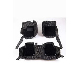 3D 6D אנטי אבק אנטי להחליק מותאם אישית 3 pcs מלא סט עור רכב מחצלת