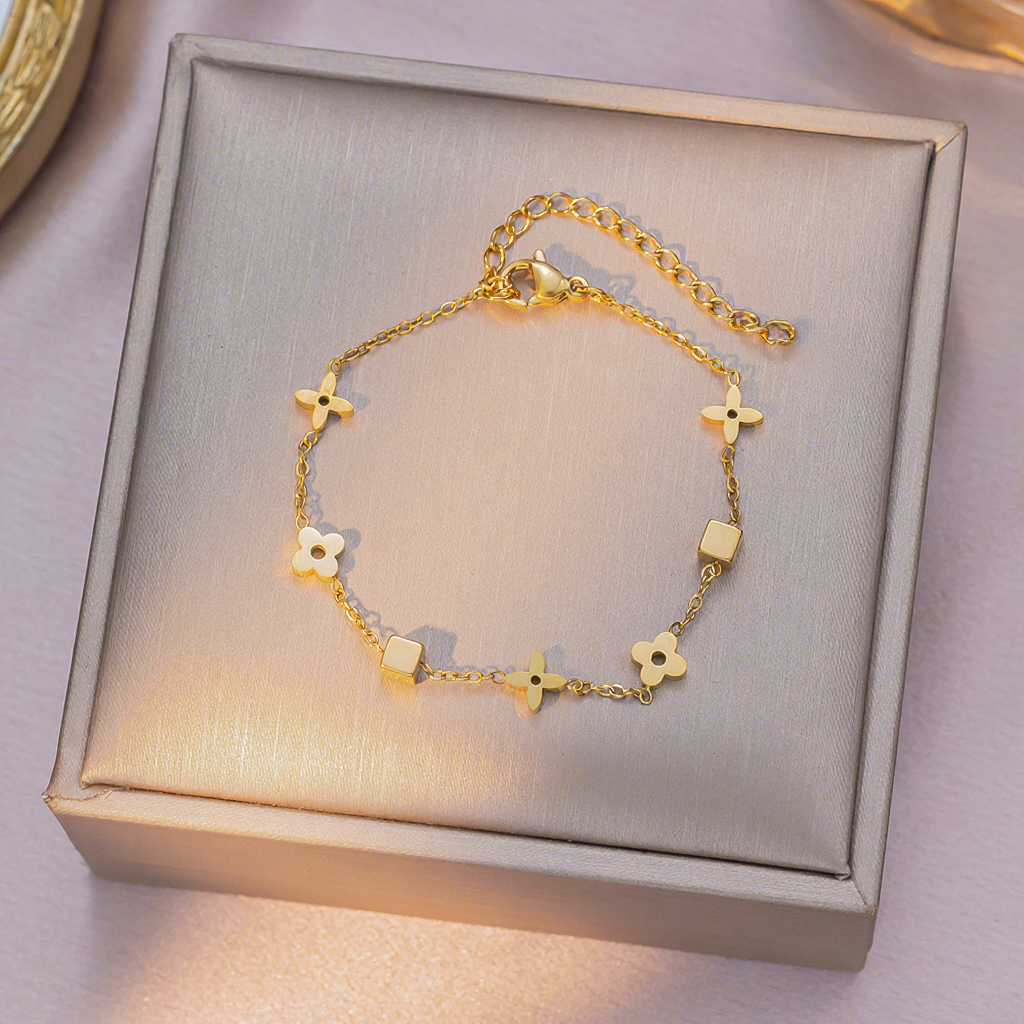 yxc031-square flower-gold color