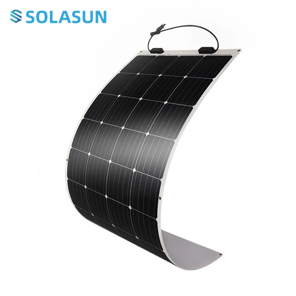 Pv flessibile pannello solare 12V 100W 150W 200W 250W Mono pieghevole Pannelli Fotovoltaici RV Pannelli solari per campeggio in barca
