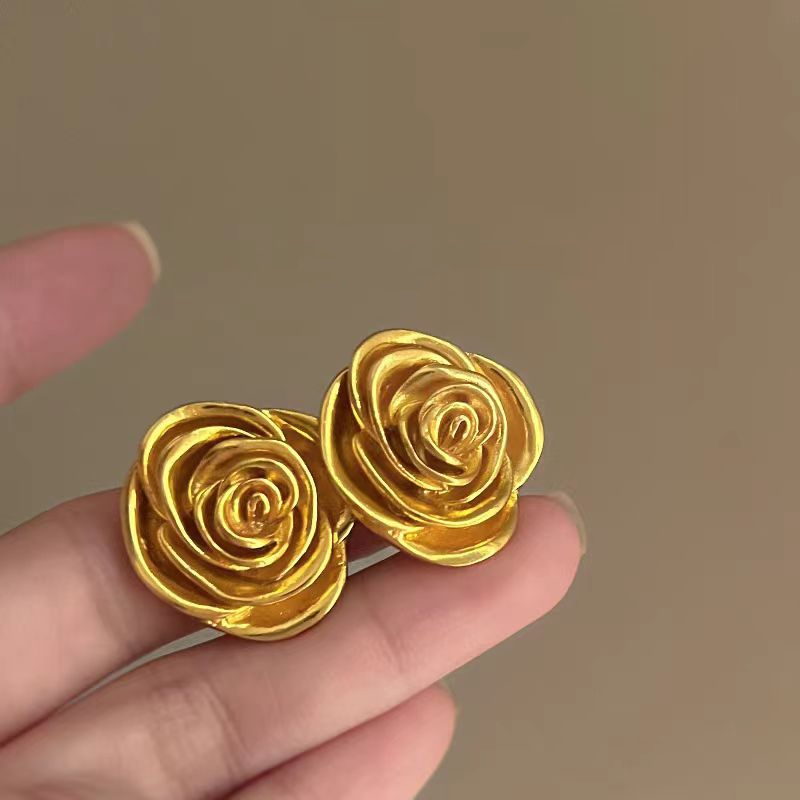 Pendientes de Oro Rosa