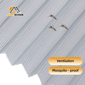 Aluminum Alloy Frame Folding Screen with Pleated Mesh Sliding Fly Insect <strong>Door</strong> with Patio Components Blinds <strong>Shades</strong> &amp; Shutters - Product Image 1