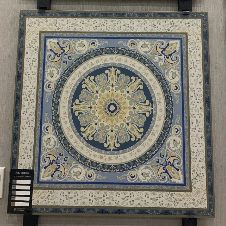 Piastrelle per pareti e pavimenti in ceramica con design digitale in porcellana 30x30 piastrelle per pareti con fiori antiscivolo decorative
