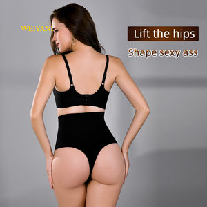 Shapewear tanga toptan zayıflama bel eğitmen popo kaldırıcı kadınlar dikişsiz iç çamaşırı vücut şekillendirici karın kontrol külot - Product Image 4