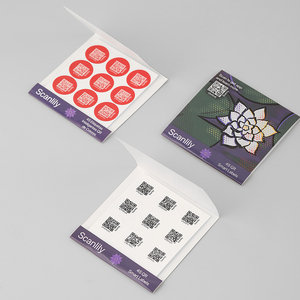 QR <strong>Label</strong> Sticker <strong>Custom</strong> Waterproof QR Code Barcode <strong>Label</strong> Sticker Sheet Sticker for Goods