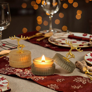 मोहरा एंटेलर एरोमाथेरेपी क्रिसमस और वैलेंटाइन डे सजावटी मोमबत्ती सोया मोम कप आभूषण थोक मोमबत्ती उपहार स्मारिका - Product Image 1