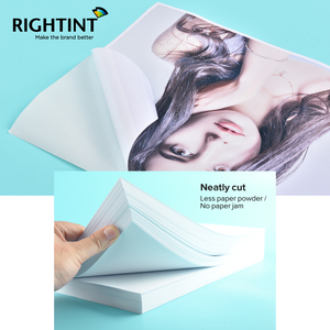 Chuyên nghiệp 90g A4 Kích thước giấy ảnh trắng bóng chất lượng tốt nhất Vinyl cho máy in phun sử dụng in trên khung ảnh & nến - Product Image 4