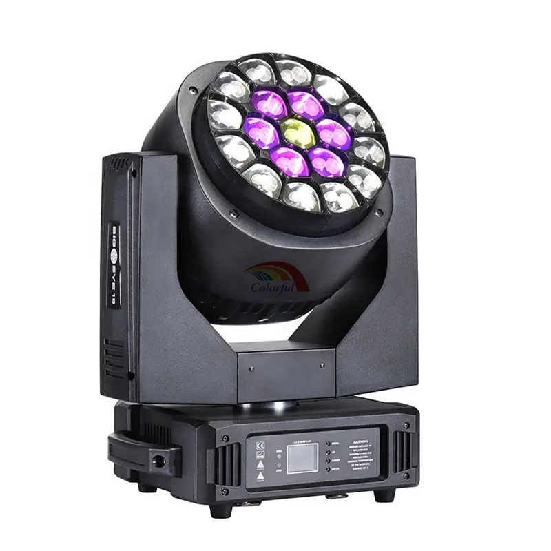 Luz De Palco LED Profissional 19X15W LED-Based Moving Lights Argila Paky B-EYE K10