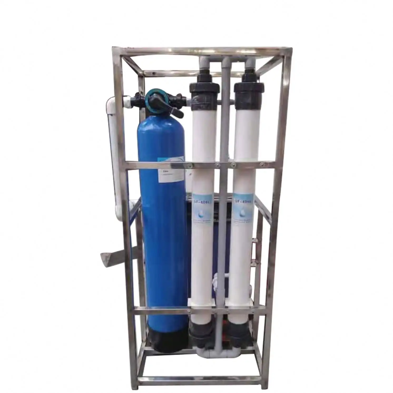 فلتر المياه القلوي آلة تصفية المياه عالية التنقية 3TPH UF للصناعة