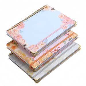 Hardcover Paper Notebooks Notiz blöcke Gedrucktes Softcover-Tagebuch Schreiben von Memo papier A5 A6 Custom ized Composition Book Lined Student - Product Image 2