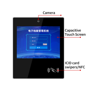 Cámara/teclado/NFC/RFID/QR/lector de tarjetas capacitivo personalizado todo en una pantalla táctil panel Industrial PC con WiFi RS232 - Product Image 3