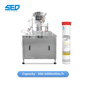 半自动维生素c泡腾片瓶管计数灌装封口机 - Product Image 2