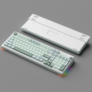 Teclado de escritura fácil profesional personalizado con cable 98 teclas Teclado de computadora con luz de colores - Product Image 3