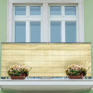 Fabricación personalizada HDPE Balcón Pantalla Plástico Privacidad Wind Break Net para uso en exteriores - Product Image 1