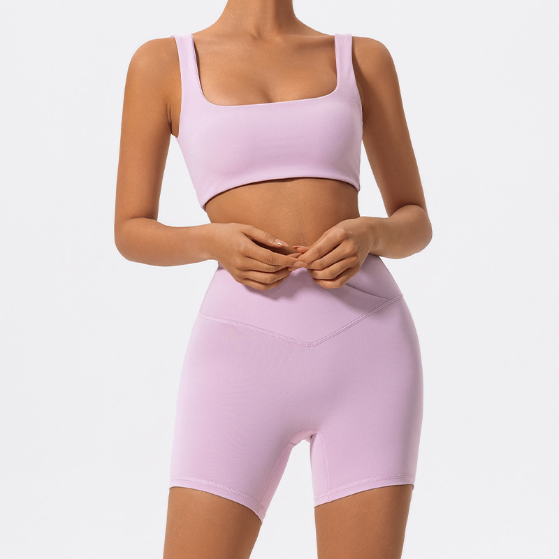 Bra+Shorts - Light Pink