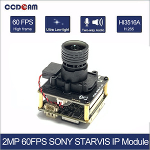 2MP 60FPS 1/2 "SONY STARVIS sensörü IMX385 Hi3516A için kamera modülü tam fonksiyon IP kamera modülü - Product Image 5