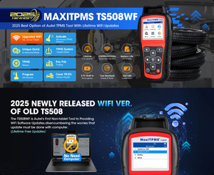 MaxiTPMS TS508WF Automotive TPMS Herramienta de diagnóstico y reparación Programación de sensores