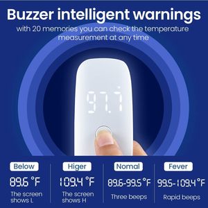 New Design Accurate High Quality Infrared Forehead Digital <strong>Thermometer</strong> Multi <strong>Function</strong> Handheld Portable CE Approved - Product Image 3