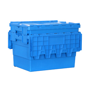 Descuentos a granel disponibles logotipo personalizado Color 56L 68L 80L 130L contenedor de almacenamiento de plástico anidado para transporte de centro logístico - Product Image 2