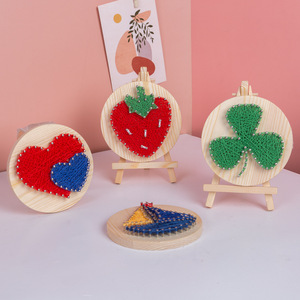 3D Wood <strong>String</strong> Art Kit for Kids Children DIY Product <strong>String</strong> Art