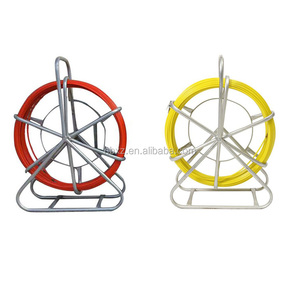 Cable Push Snake Duct Rodder Rods for Fiber Laying Fibre Glass Rodding Conduit Duct Rodders Telecom Snake Cable Push Rodder