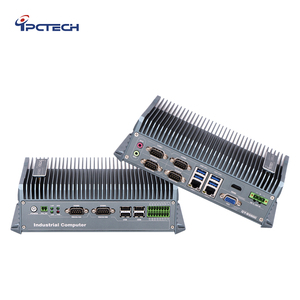 B5800 промышленный безвентиляторный J1900 /I3 / I5 /I7 CPU Linux/Win-dows двухсетевой порт или 4-сетевой порт компьютерный мини-бокс ПК - Product Image 1